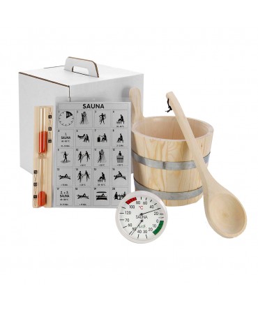 Sauna Accessories Set - 6 items model 'Standart | Eliga